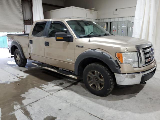 1FTFW1ET8BFA80150 - 2011 FORD F150 SUPERCREW TAN photo 4