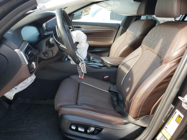 WBAJB1C56KB376637 - 2019 BMW 530XE BROWN photo 7