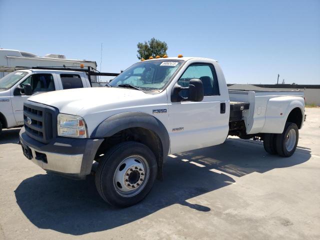 1FDAF56P86EB73695 - 2006 FORD F550 SUPER DUTY WHITE photo 1