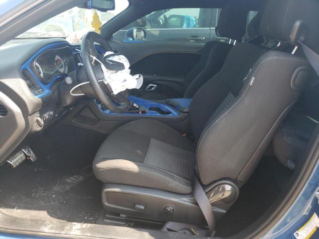 2C3CDZFJ2MH530675 - 2021 DODGE CHALLENGER R/T SCAT PACK BLUE photo 7