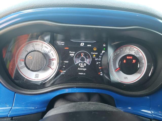 2C3CDZFJ2MH530675 - 2021 DODGE CHALLENGER R/T SCAT PACK BLUE photo 9