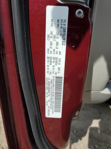 2A8HR54189R592834 - 2009 CHRYSLER TOWN & COU TOURING 勃艮第红 照片 13