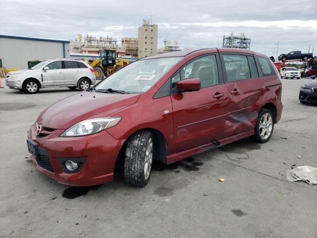 JM1CR293X90359526 - 2009 MAZDA 5 RED photo 1