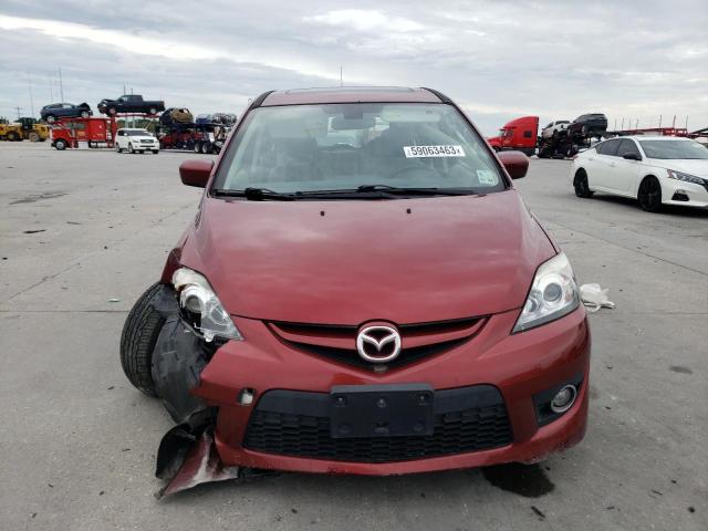 JM1CR293X90359526 - 2009 MAZDA 5 RED photo 5