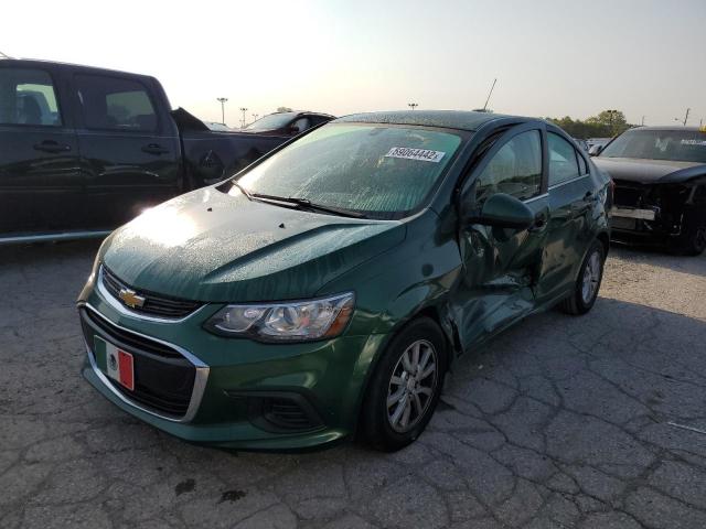 1G1JD5SH5J4106763 - 2018 CHEVROLET SONIC LT GREEN photo 2