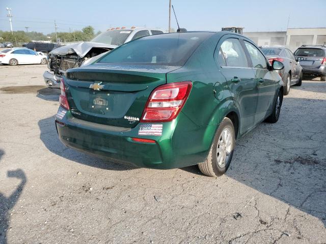 1G1JD5SH5J4106763 - 2018 CHEVROLET SONIC LT GREEN photo 4