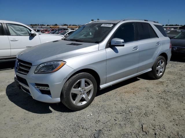 4JGDA5HB4EA275451 - 2014 MERCEDES-BENZ ML 350 4MATIC SILVER photo 1