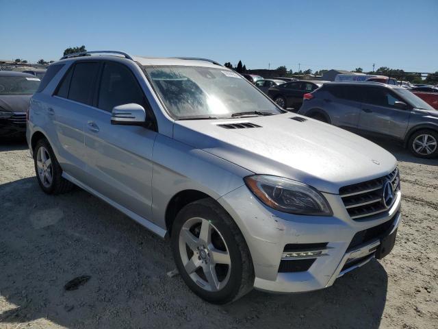 4JGDA5HB4EA275451 - 2014 MERCEDES-BENZ ML 350 4MATIC SILVER photo 4