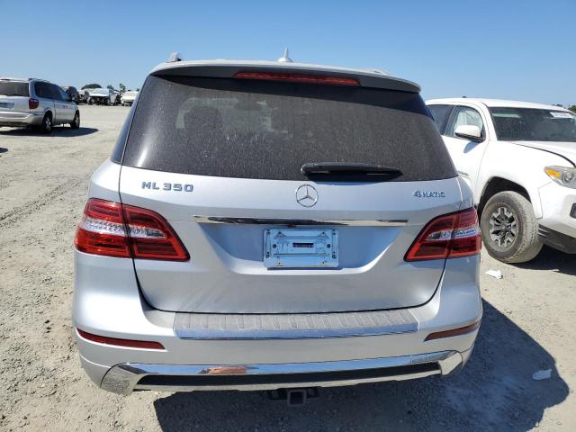 4JGDA5HB4EA275451 - 2014 MERCEDES-BENZ ML 350 4MATIC SILVER photo 6