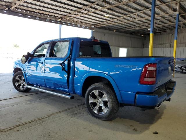 1C6SRFJT8MN540402 - 2021 RAM 1500 LARAMIE BLUE photo 2