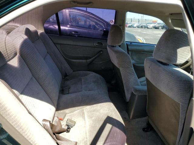 2HGEJ6610YH525283 - 2000 HONDA CIVIC BASE 绿色 照片 10