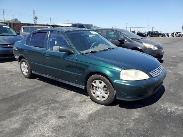 2HGEJ6610YH525283 - 2000 HONDA CIVIC BASE GREEN photo 4