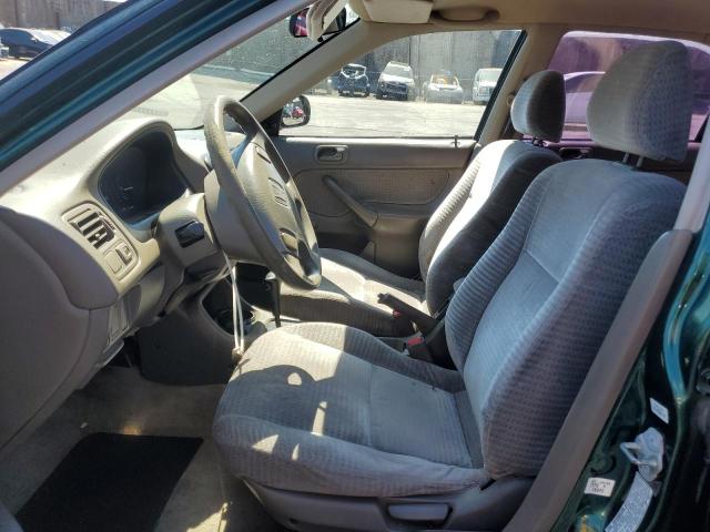 2HGEJ6610YH525283 - 2000 HONDA CIVIC BASE 绿色 照片 7