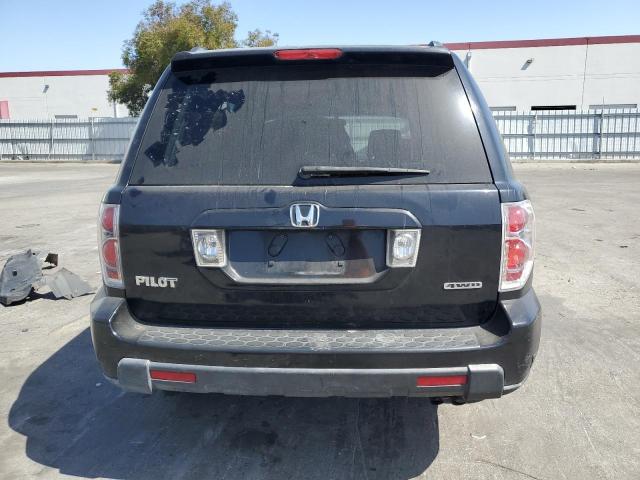 2HKYF18456H537599 - 2006 HONDA PILOT EX BLACK photo 6