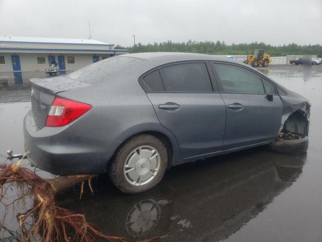 2HGFB2F61CH322367 - 2012 HONDA CIVIC HF GRAY photo 3