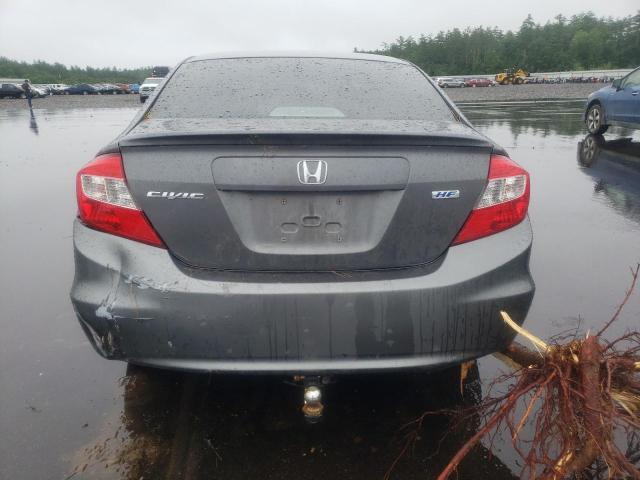 2HGFB2F61CH322367 - 2012 HONDA CIVIC HF GRAY photo 6