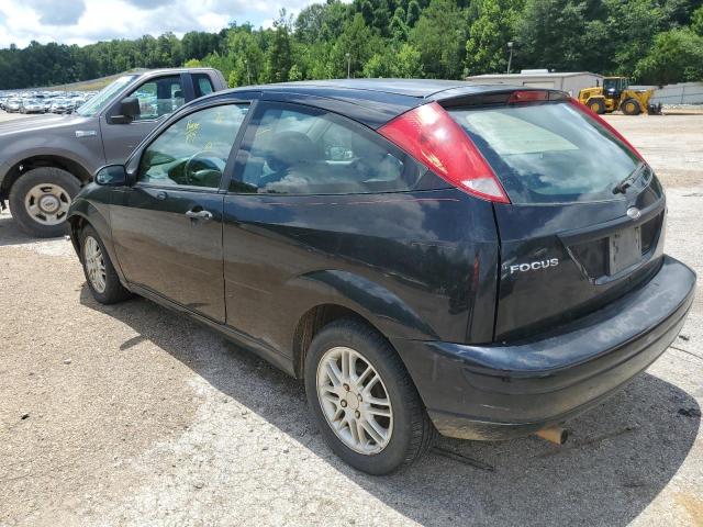 1FAFP31N86W167641 - 2006 FORD FOCUS ZX3 BLACK photo 2