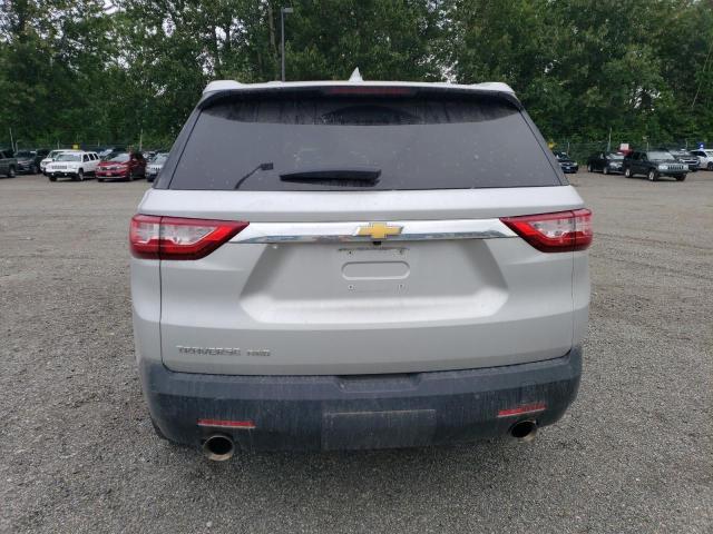 1GNEVFKW3KJ268220 - 2019 CHEVROLET TRAVERSE LS SILVER photo 6