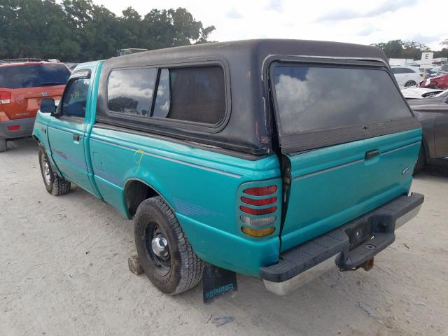 1FTCR10U7RPA24862 - 1994 FORD RANGER GREEN photo 3