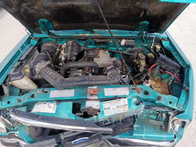 1FTCR10U7RPA24862 - 1994 FORD RANGER GREEN photo 7