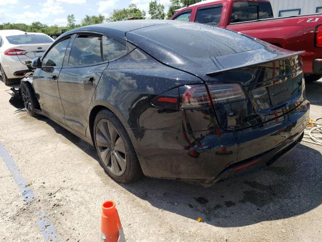 5YJSA1E69PF514840 - 2023 TESLA MODEL S BLACK photo 2