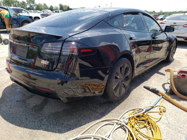 5YJSA1E69PF514840 - 2023 TESLA MODEL S BLACK photo 3