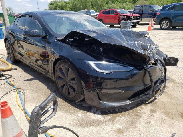 5YJSA1E69PF514840 - 2023 TESLA MODEL S BLACK photo 4