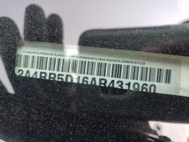 2A4RR5D16AR431960 - 2010 CHRYSLER TOWN & COU TOURING 白色 照片 13