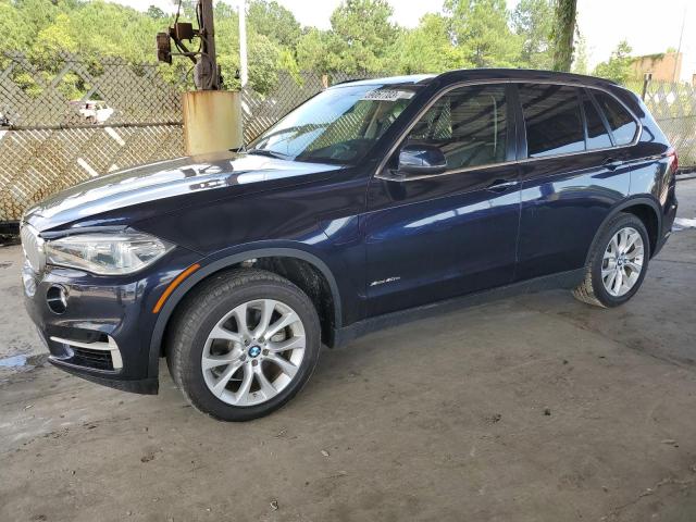 5UXKT0C54G0S77301 - 2016 BMW X5 XDR40E BLUE photo 1