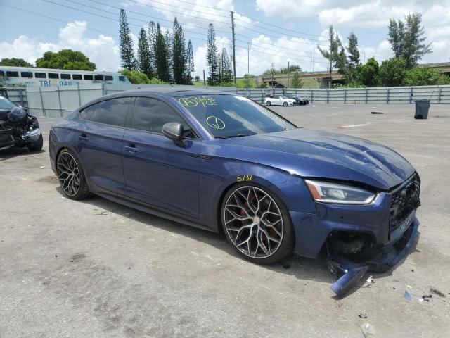 WAUC4CF52JA104150 - 2018 AUDI S5 PRESTIGE BLUE photo 4