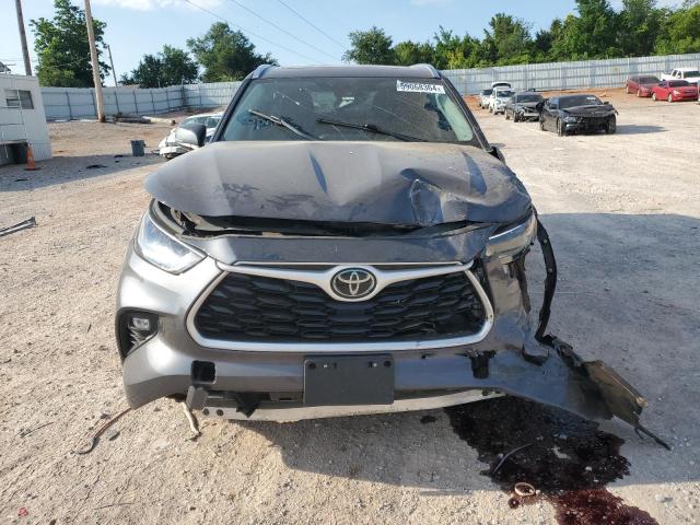 5TDGZRAHXMS521419 - 2021 TOYOTA HIGHLANDER XLE SILVER photo 5