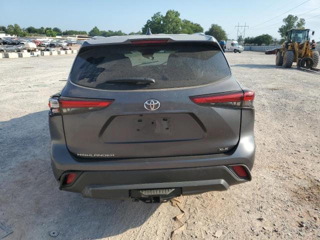 5TDGZRAHXMS521419 - 2021 TOYOTA HIGHLANDER XLE SILVER photo 6