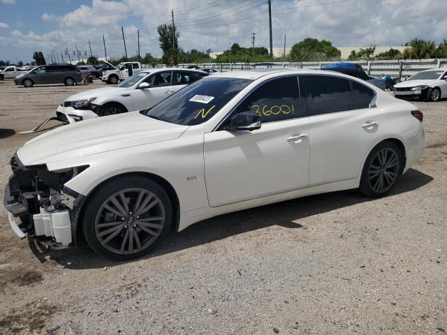 JN1EV7AP6LM204295 - 2020 INFINITI Q50 PURE WHITE photo 1