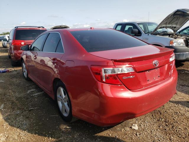 4T1BF1FK2DU685361 - 2013 TOYOTA CAMRY L RED photo 3