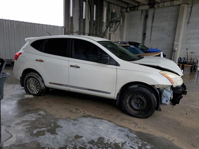 JN8AS5MT5DW531041 - 2013 NISSAN ROGUE S WHITE photo 4