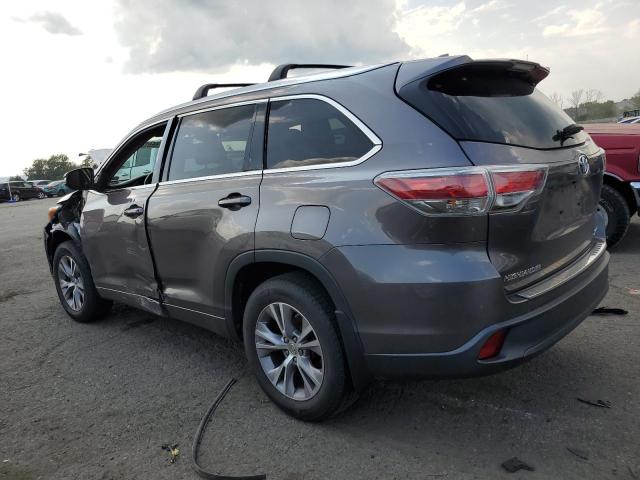 5TDJKRFH2FS149483 - 2015 TOYOTA HIGHLANDER XLE Boz foto 2