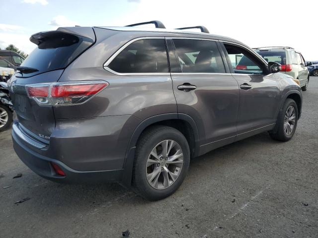 5TDJKRFH2FS149483 - 2015 TOYOTA HIGHLANDER XLE Boz foto 3
