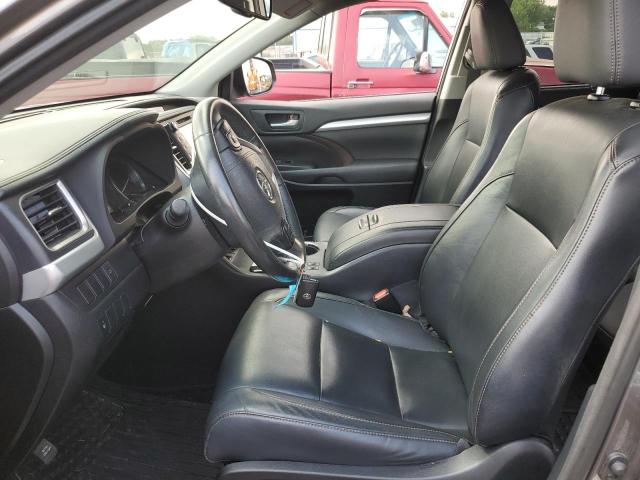 5TDJKRFH2FS149483 - 2015 TOYOTA HIGHLANDER XLE Boz foto 7