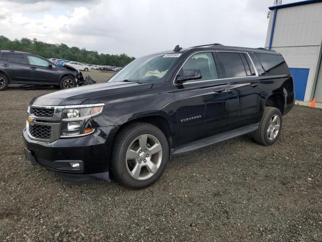 1GNSKHKC9HR384271 - 2017 CHEVROLET SUBURBAN K1500 LT BLACK photo 1