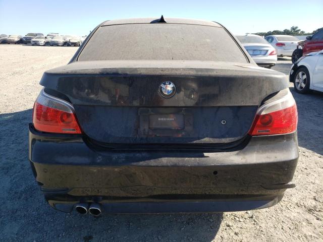 WBANB33545CN64021 - 2005 BMW 545 I BLACK photo 6