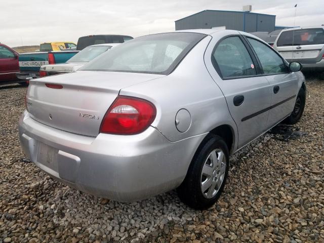 1B3ES26C35D170769 - 2005 DODGE NEON BASE  photo 4