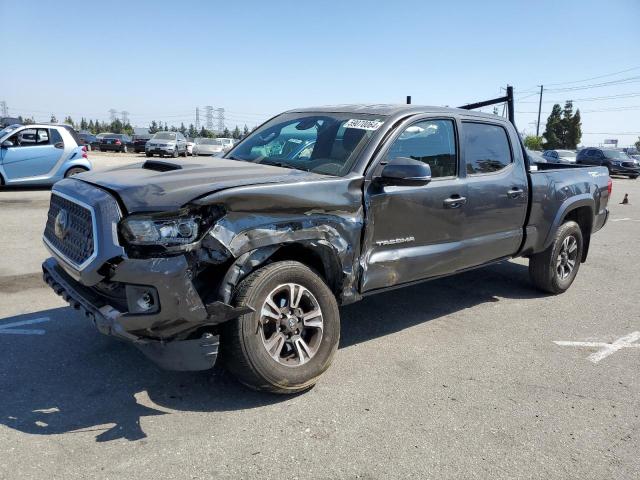 3TMBZ5DN8JM015071 - 2018 TOYOTA TACOMA DOUBLE CAB CHARCOAL photo 1