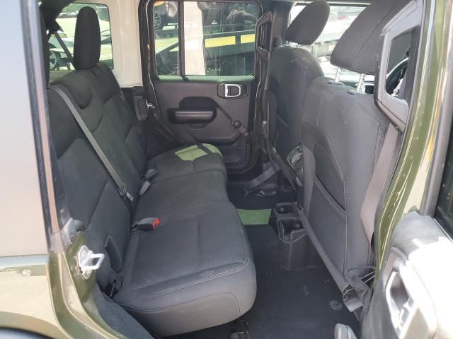 1C4HJXDG7MW708491 - 2021 JEEP WRANGLER U SPORT Grün Foto 10