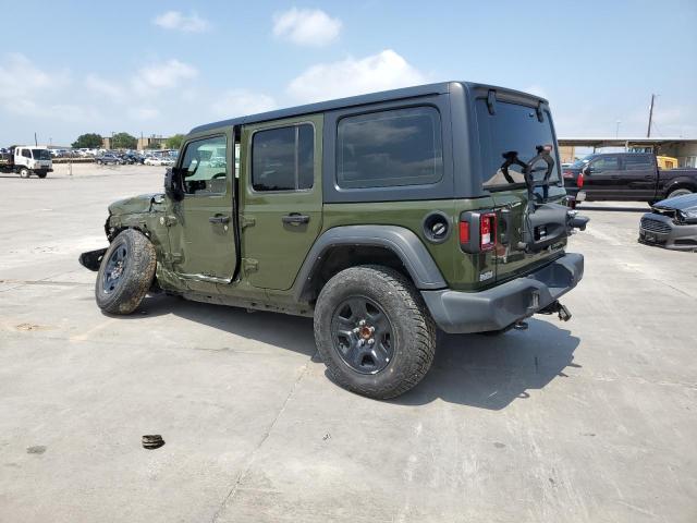 1C4HJXDG7MW708491 - 2021 JEEP WRANGLER U SPORT Grün Foto 2