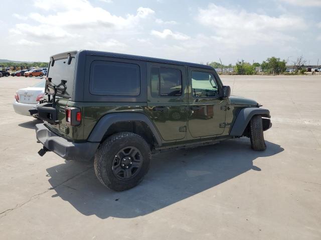 1C4HJXDG7MW708491 - 2021 JEEP WRANGLER U SPORT Grün Foto 3