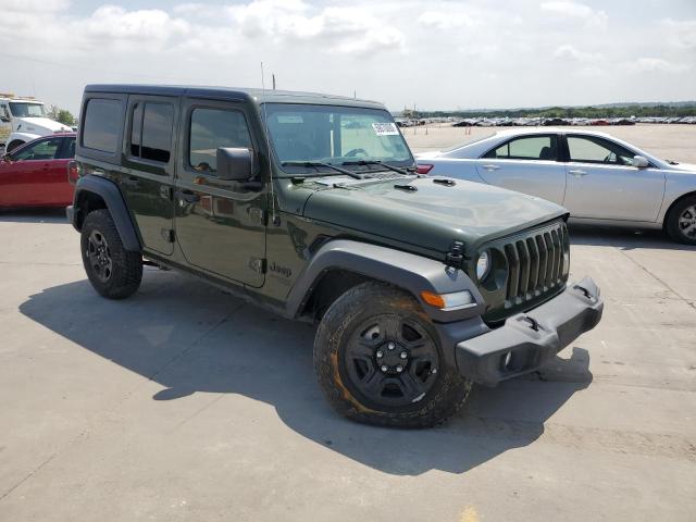 1C4HJXDG7MW708491 - 2021 JEEP WRANGLER U SPORT Grün Foto 4