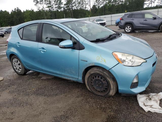 JTDKDTB37C1019908 - 2012 TOYOTA PRIUS C TEAL photo 4