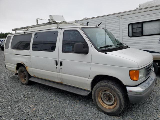 1FBSS31L57DA45147 - 2007 FORD ECONOLINE E350 SUPER DUTY WAGON WHITE photo 4