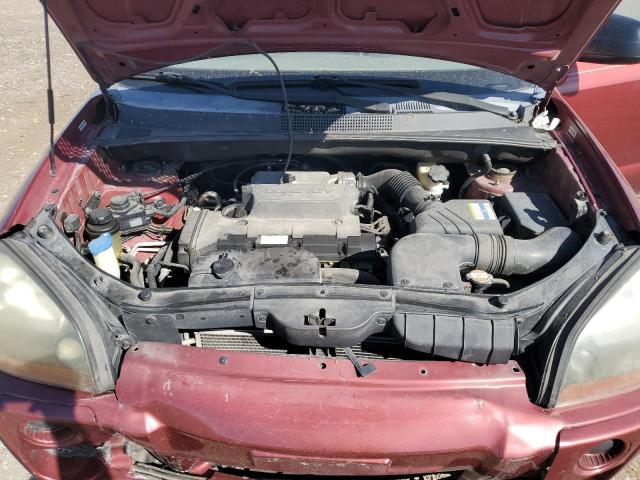 KM8JM12B79U953707 - 2009 HYUNDAI TUCSON GLS MAROON photo 12