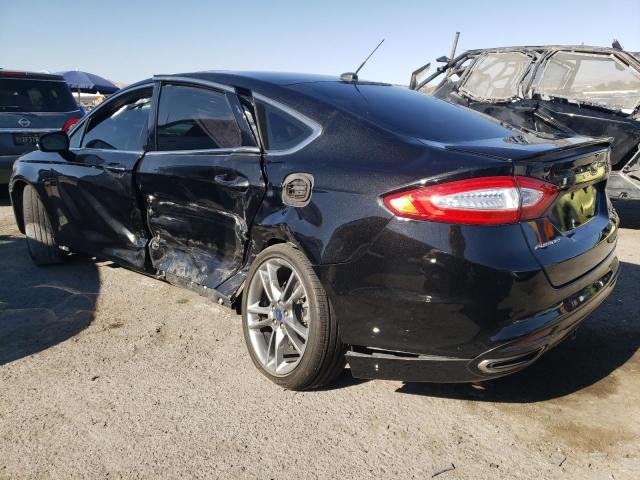 3FA6P0K91FR225883 - 2015 FORD FUSION TITANIUM BLACK photo 2